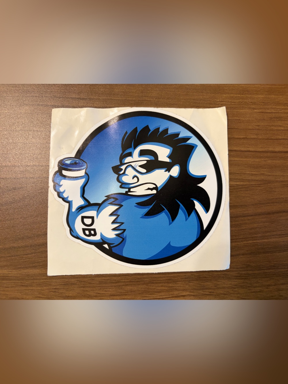 Dutch Bros Muscle Man Sticker
